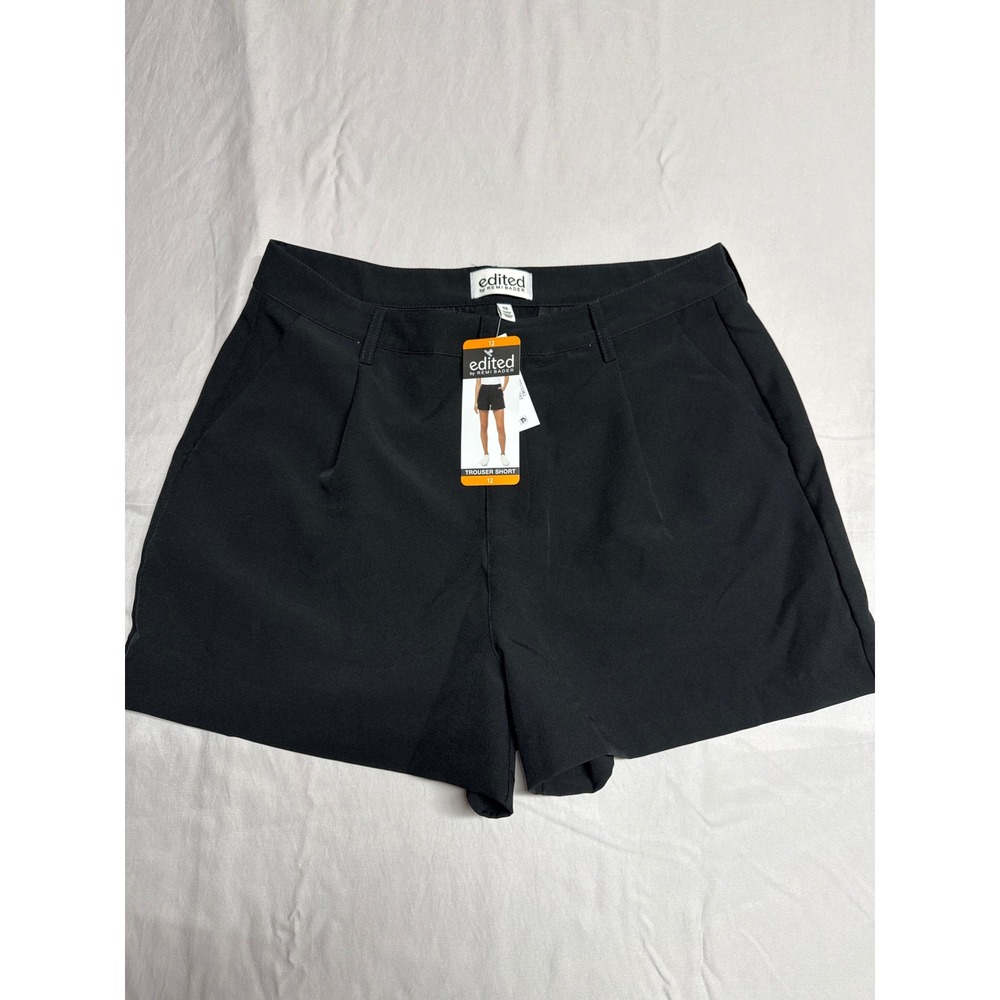 Edited by Remi Bader Womens Black Trouser‎ Shorts Size 12 ER3003 New With Tags
